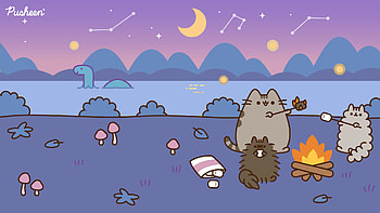 Pusheen Zoom Background - Pusheen. Cute laptop , Cute , Cute cartoon, Mermaid Pusheen Computer HD wallpaper