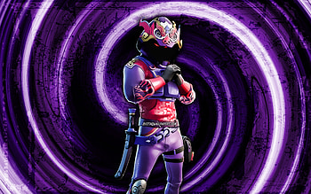 Smoke Dragon, violet grunge background, Fortnite, vortex, Fortnite characters, Smoke Dragon Skin, Fortnite Battle Royale, Smoke Dragon Fortnite HD wallpaper
