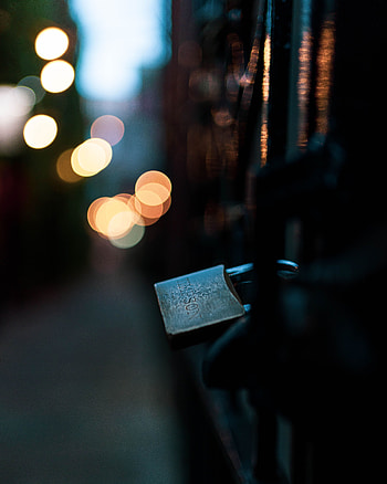 Lock, Macro, Miscellanea, Miscellaneous, Blur, Smooth, Closed, Iron HD phone wallpaper