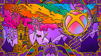 Kingdom of Color X box, video game, Xbox, artistic, controller HD wallpaper