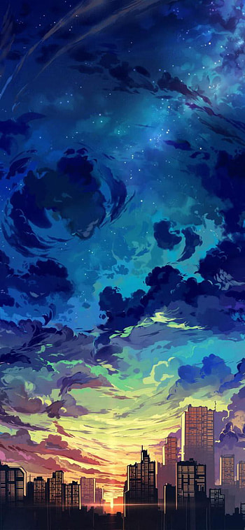 City, cielo, nube HD phone wallpaper