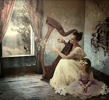 sweet melody, music, girl, song, woman HD wallpaper
