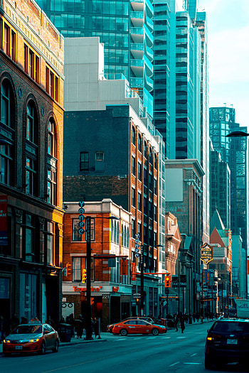 Cities, Twilight, City, Building, Road, Movement, Traffic, Dusk, Street HD phone wallpaper
