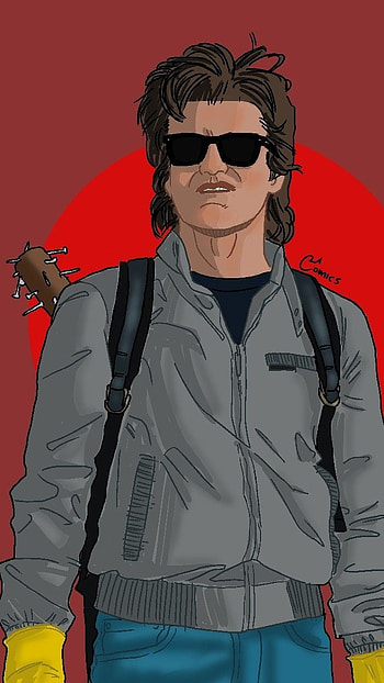 Steve Harrington, Artwork HD phone wallpaper