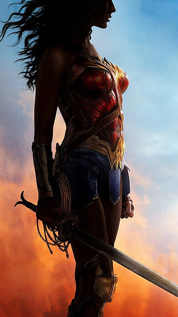 Wonder Woman Art Poster Hero Art Illustration 6 HD phone wallpaper