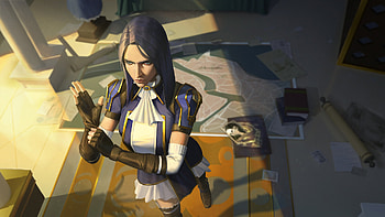 Caitlyn Arcane HD wallpaper