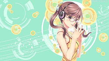 Music Girl, music, girl, anime, heads HD wallpaper
