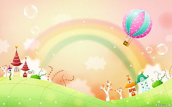 beautiful background scenery computer drawing HD wallpaper