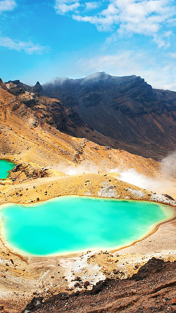 Tongariro, New Zealand HD phone wallpaper