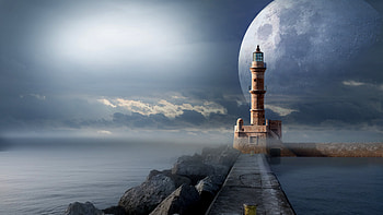 Lighthouse Dream HD wallpaper