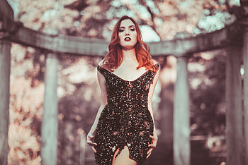 Fashion Model, fashion, redhead, model, beauty HD wallpaper