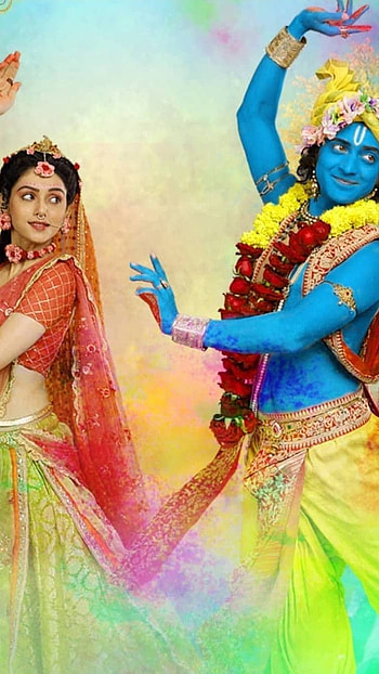 Rasleela, Radha Krishna, radha, krishna HD phone wallpaper