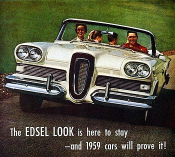 Classics, edsel, classic, white, cars HD wallpaper