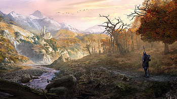 Baldur's Gate 3 Official (NoLogo), landscape, Digital Art, fantasy, video game, Baldur's Gate 3, fantasy landscape HD wallpaper