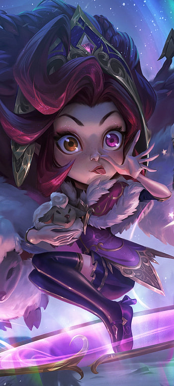 Winterblessed Zoe, video game, League Of Legends HD phone wallpaper