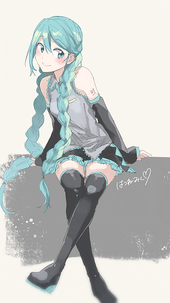 Vibrant Hatsune Miku Anime – Your Ultimate Vocaloid Art, Hatsune Miku, Anime, Vocaloid HD phone wallpaper