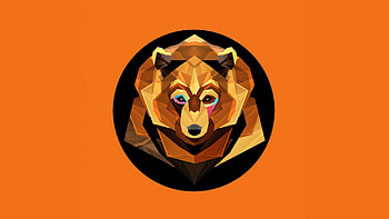 Abstract, Vector, Bear, Color, Graphics HD wallpaper