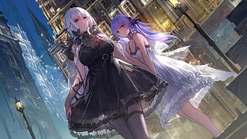 Illustrious And Unicorn In Azur Lane , azur-lane, games, anime, anime-girl HD wallpaper