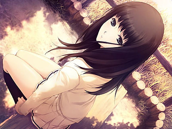 Kuchiki Touko, daytime, girl, long hair HD wallpaper
