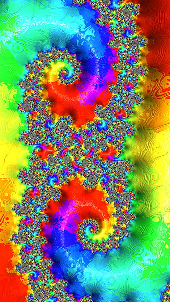 Trippy Psychedelic Trance Fractal, trance, trippy, psychedelic, colors, Abstract, fractal HD phone wallpaper