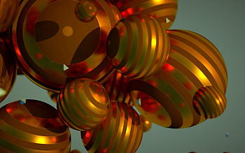 Circles, 3D, Striped, Flight, Balls, Dimensions (Edit), Dimension HD wallpaper