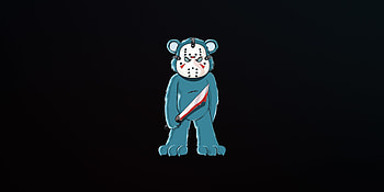 Bear Horror With Sword , bear, artist, artwork, digital-art, sword HD wallpaper