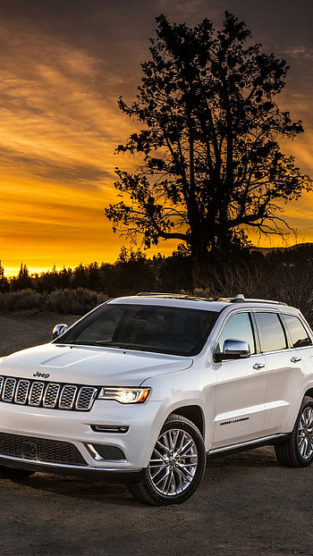 Jeep Grand Cherokee, Summit NYIAS 2016, SUV, bikes HD phone wallpaper