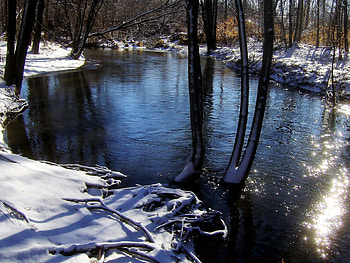 beautiful Biggie, blue, river, snow, biggie, beautiful HD wallpaper