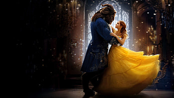 Emma Watson as Belle, , Beauty and the Beast movie HD wallpaper