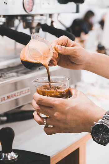 Food, Coffee, Cup, Hands, Drink, Beverage, Barista HD phone wallpaper