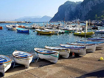Capri Island, Grand Tour, Historical landmarks, Nature's beauty HD wallpaper