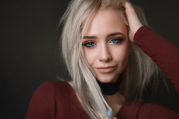 Blonde, lady, model, female HD wallpaper