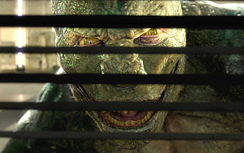 Lizard in Amazing Spider-Man, Thrilling movie moments, Scaly villain, Action-packed scenes HD wallpaper