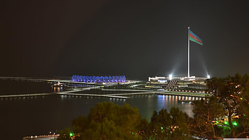 Baku by Ryan Walker, Captivating ry, Urban wonder, Vibrant cityscapes HD wallpaper