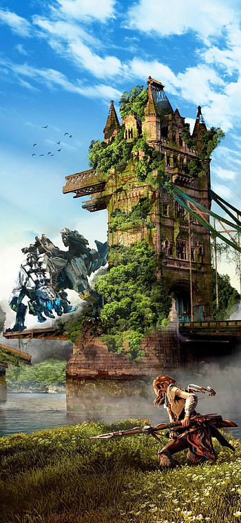 Horizon Zero Dawn, Mobile gaming, Engrossing visuals HD phone wallpaper
