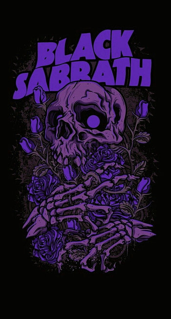 Black Sabbath, dark, skull HD phone wallpaper