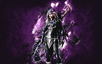 Caius Ballad, Final Fantasy, FFXIII, purple stone background, Final Fantasy XIII-2, Final Fantasy characters, Caius Ballad Final Fantasy HD wallpaper