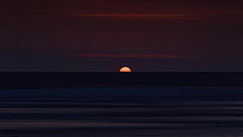 Dreamy Sunset Art , sunset, dark, minimalism, minimalist, artist, artwork, digital-art HD wallpaper