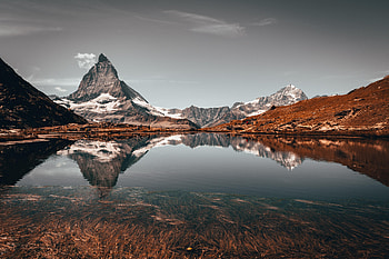 Nature, Rocks, Mountain, Vertex, Top, Lake, Reflection HD wallpaper