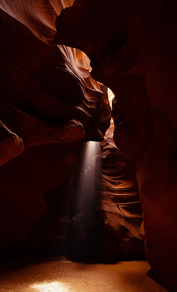 Nature, Canyon, Dark, Stone, Cave, Sunlight HD phone wallpaper