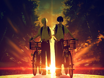 Anime: The Summer Hikaru Died — Indou Hikaru & Tsujinaka Yoshiki, Anime, The Summer Hikaru Died, Indou Hikaru, Tsujinaka Yoshiki HD wallpaper