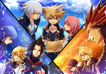Aqua, Kairi, Xion, Terra, Ventus, Riku, Kingdom Hearts series, Anime HD wallpaper