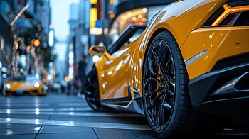 Lamborghini Huracan Spyder in Stunning Street HD wallpaper