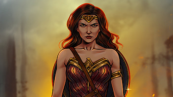 Wonder Woman New Digital Artwork, wonder-woman, superheroes, artist, artwork, digital-art, behance HD wallpaper