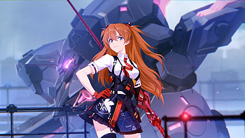 Asuka Langley, Neon Genesis Evangelion HD wallpaper