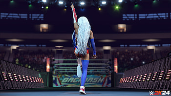 WWE 24 Game Entrance Scene, video game, WWE 24 HD wallpaper