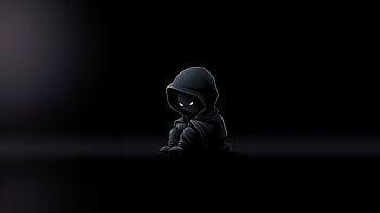 Dark Soul Boy Minimal Hoodie, hoodie, alone, dark, black, minimalism, minimalist, artist, artwork, digital-art HD wallpaper