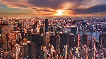 New York city, Laptop , City life, Skyscrapers HD wallpaper