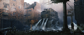 Post-Apocalyptic Titan: Sci-Fi of a Dystopian Beast, Sci Fi, post apocalyptic HD wallpaper
