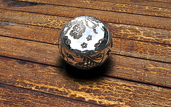 Patterns, Reflection, Miscellanea, Miscellaneous, Surface, Ball, Metal HD wallpaper